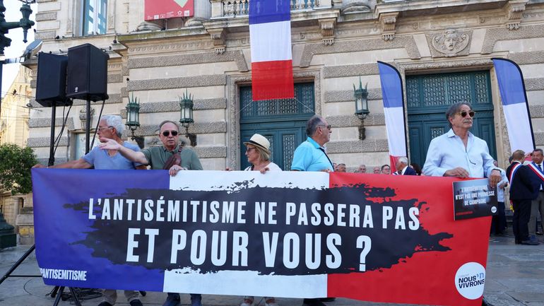 Synagogue de la Grande-Motte : un millier de personnes contre l'antisémitisme à Montpellier