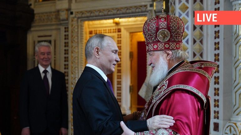 Direct - Guerre en Ukraine : à l'occasion de la Pâques orthodoxe, Poutine salue le rôle 