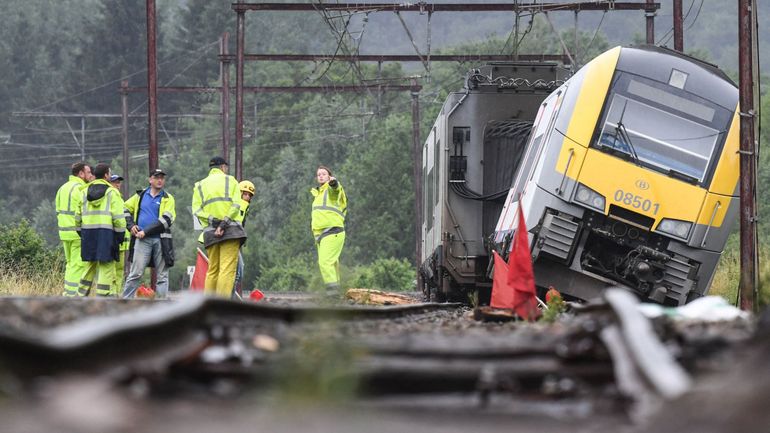 Inondations en Belgique : les trains rouleront à nouveau sur certaines grandes lignes wallonnes dès lundi matin
