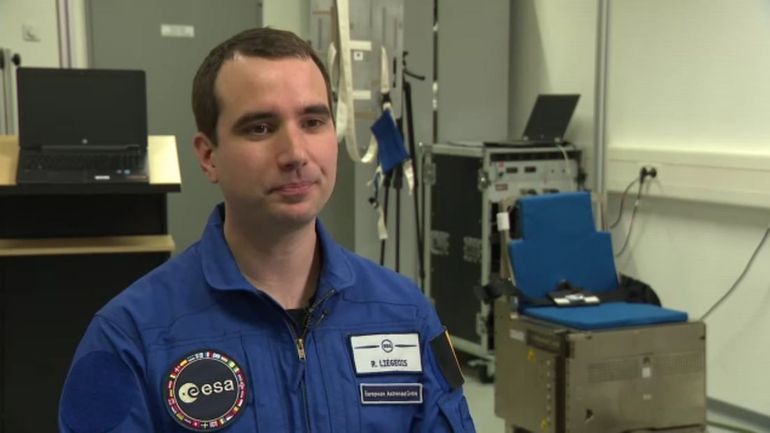 Raphaël Liégeois suit sa formation d'astronaute à l'ESA : 