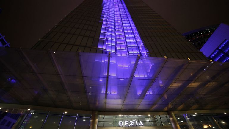 La tour Dexia devenue tour Belfius.