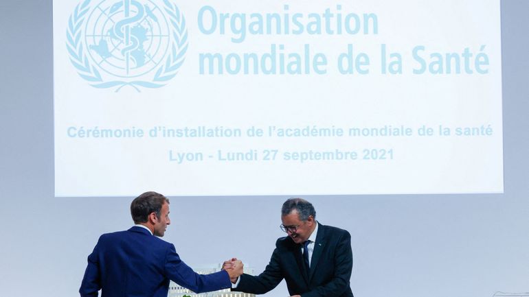 France : Macron et Tedros installent l'académie de l'OMS à Lyon