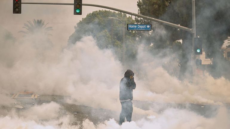 Émeutes à Los Angeles : confrontations entre manifestants et police, en dépit de l'arrivée de la Garde nationale