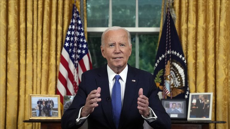 Présidentielle américaine 2024 : Joe Biden explique son retrait pour 