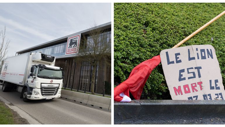 Delhaize : l'action se poursuit au centre de distribution de Zellik, les magasins de Mons et d'Ixelles toujours fermés