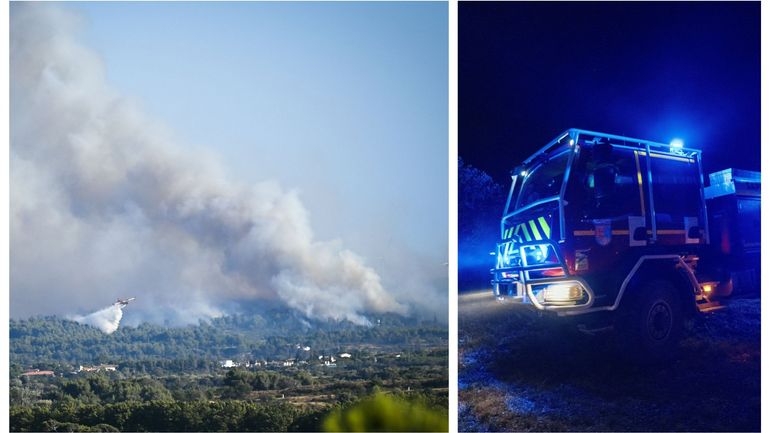 France : l'incendie ravageant de plus de 600 hectares dans l'Aude et menaçant un secteur touristique au nord de Perpignan est stabilisé