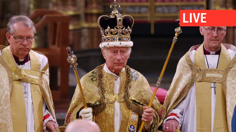 Couronnement de Charles III - Direct commenté : après leur couronnement, le roi Charles III et la reine Camilla de retour à Buckingham
