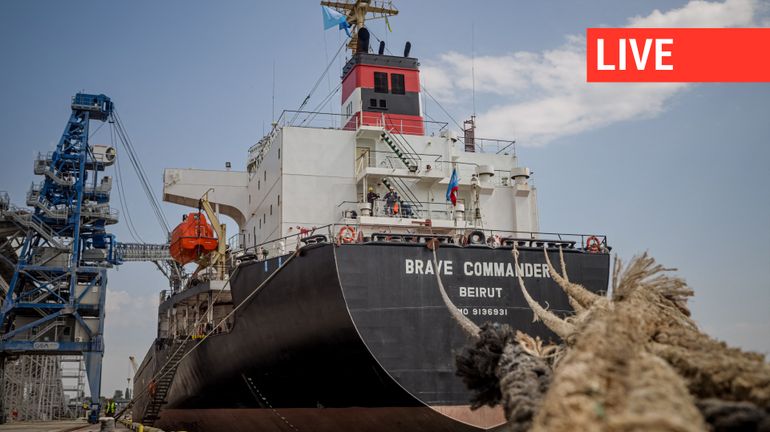 Direct  Guerre en Ukraine : le premier navire de l'ONU a pris la mer, chargé de 23.000 tonnes de céréales