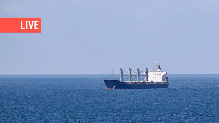 Direct - Guerre en Ukraine : un cargo quitte un port ukrainien via un nouveau couloir maritime, Kiev défie Moscou