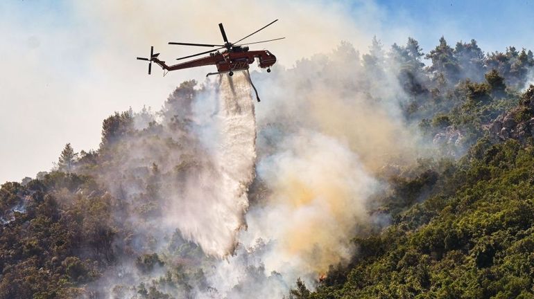 Après deux semaines d'incendies, les feux font encore des ravages dans le sud de l'Europe: le point en Grèce, Italie et Turquie