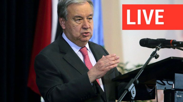 Direct - Guerre en Ukraine : le chef de l'ONU 