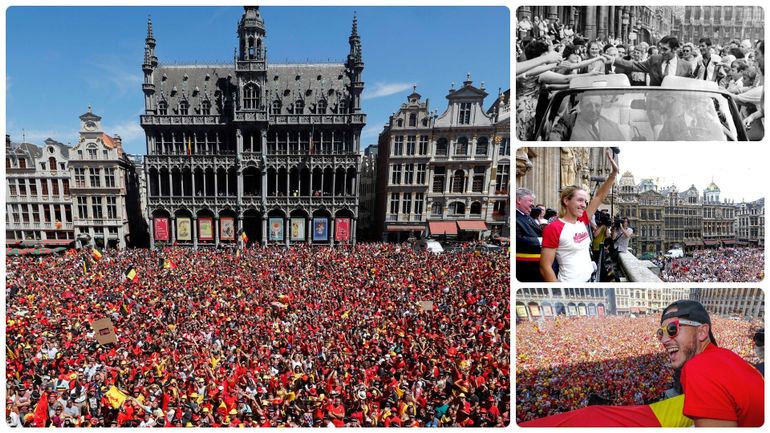 Merckx, Henin, Diables Rouges : retour sur les mises à l'honneur sur le balcon de la Grand Place