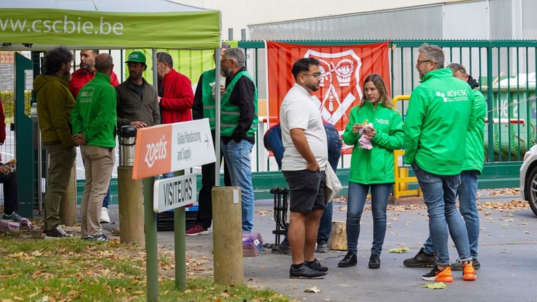 Un accord signé chez Zoetis à Louvain-la-Neuve après plusieurs jours de grève, le personnel obtient la prime souhaitée