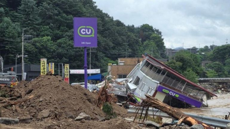 Corée du Sud : des pluies torrentielles entraînent le décès de 14 personnes