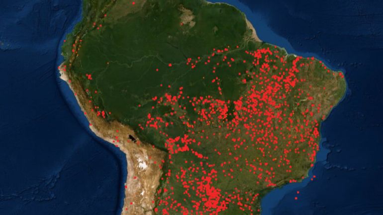 L'Amazonie s'enflamme déjà, bien avant le pic annuel des incendies de juillet et août
