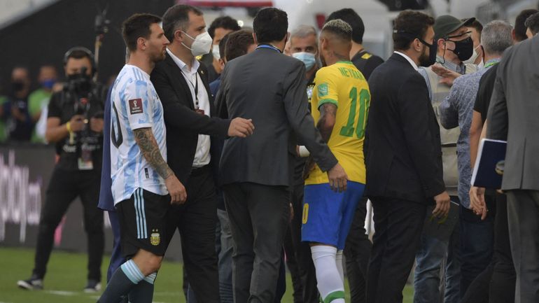 Covid : Le choc Brésil-Argentine arrêté à cause d'un imbroglio sanitaire