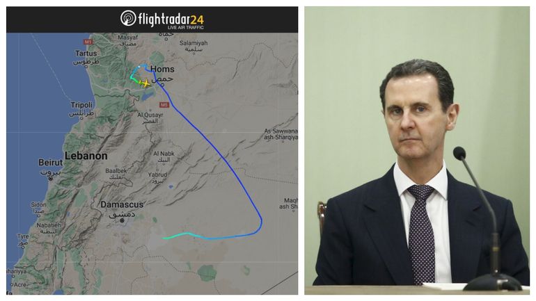Syrie : Bachar al-Assad a quitté le pays selon la Russie, mais sa position actuelle et sa destination font l'objet de spéculations