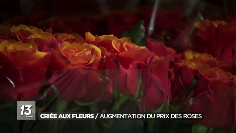 À la Criée aux fleurs, le prix des roses flambe à un mois de la Saint-Valentin