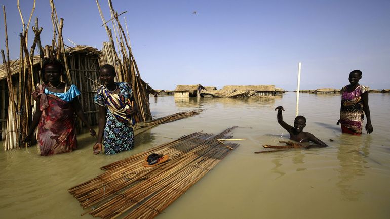 Des inondations frappent le Soudan du Sud, des dizaines de milliers de personnes délogées