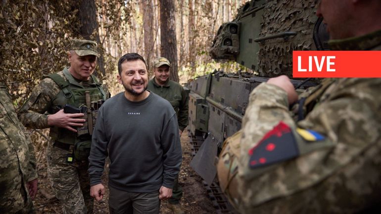 Direct - Guerre en Ukraine : Zelensky rencontre les troupes ukrainiennes sur le front de Koupiansk
