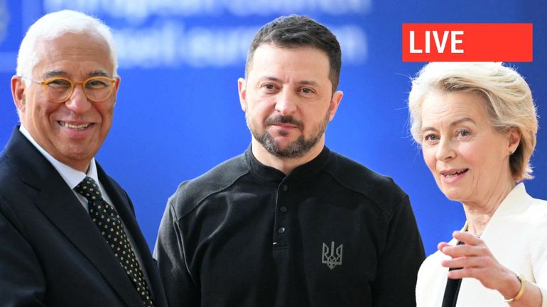 Direct - Guerre en Ukraine : le président Zelensky est arrivé à Bruxelles 