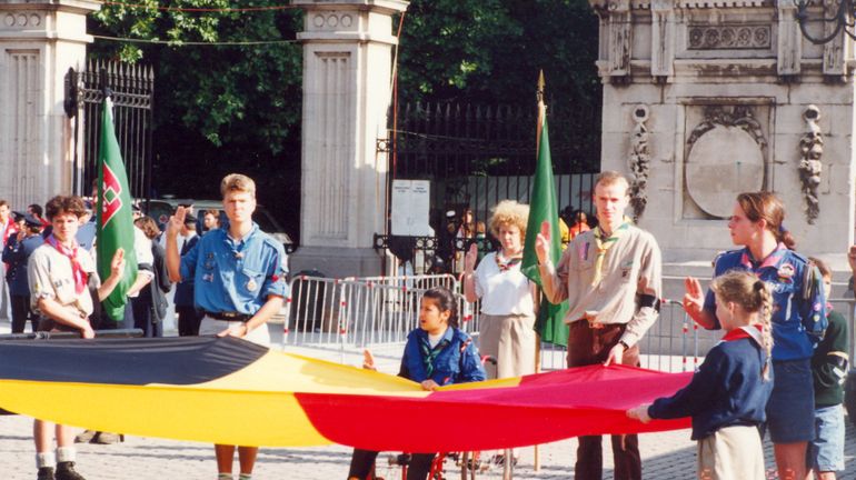 Il y a 30 ans, au décès du roi Baudouin les mouvements de jeunesse se retrouvent en première ligne