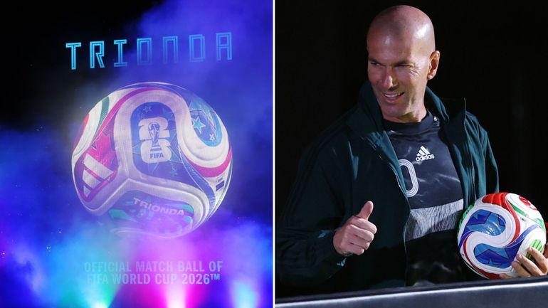 Zinédine Zidane dévoile "Trionda" le ballon connecté de la Coupe du monde 2026