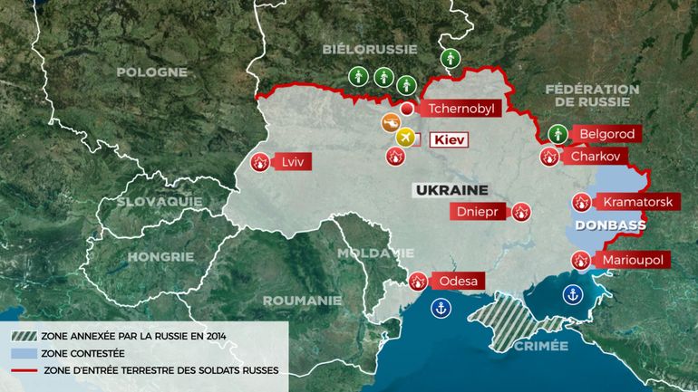 Guerre en Ukraine : combats dans Kiev, Poutine appelle l'armée ukrainienne à prendre le pouvoir (direct)