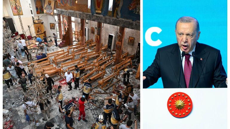 Attentat dans une église à Damas : la Turquie ne laissera pas la Syrie 
