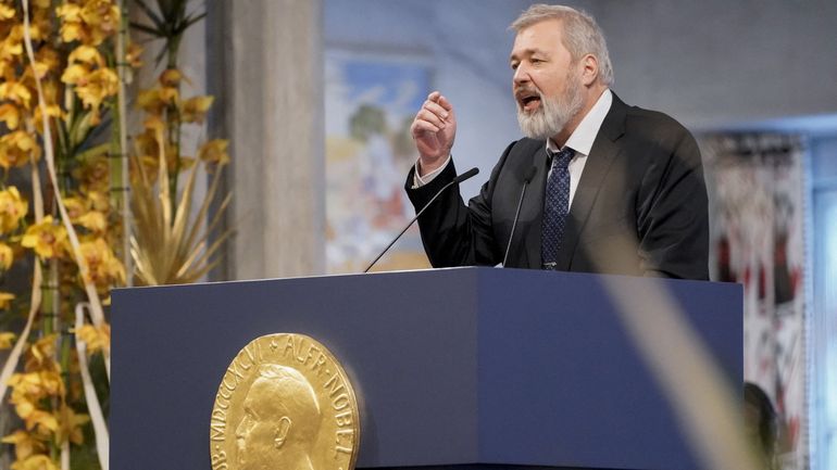 Guerre en Ukraine : le Nobel de la Paix russe Mouratov vend sa médaille au bénéfice des réfugiés ukrainiens