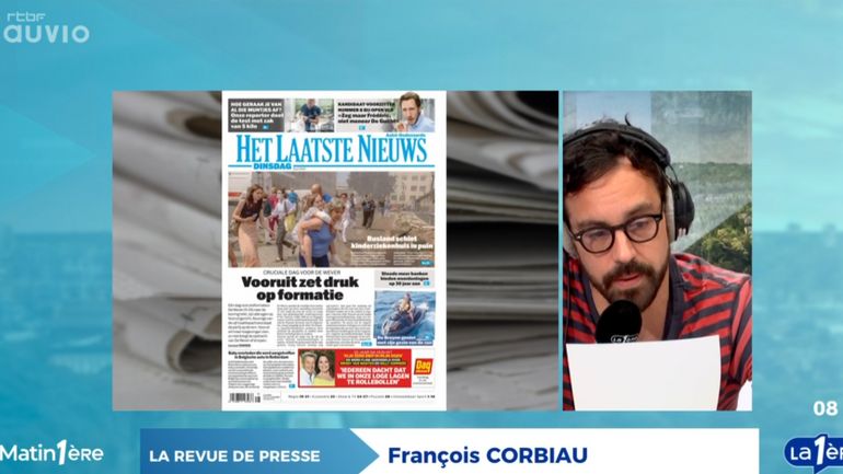 Revue de presse : des frappes meurtrières russes sur l'Ukraine et une journée cruciale pour Bart De Wever