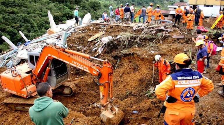 Colombie : quatre morts dans un glissement de terrain