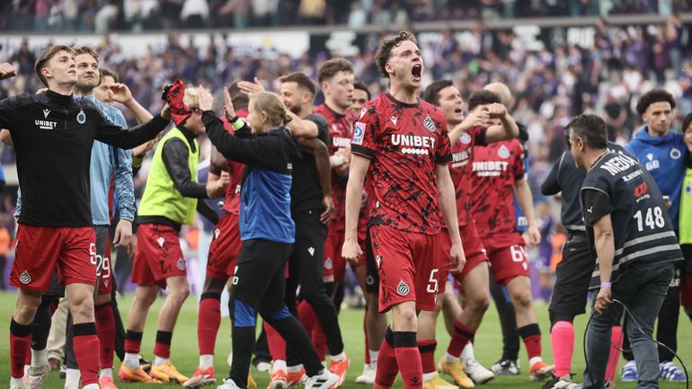 Le FC Bruges à un point, mince espoir pour l'Union et Anderlecht : les scénarios pour le titre