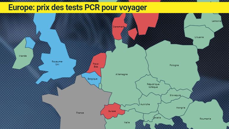 De 0 à 470 euros : combien coûte un test PCR dans les pays européens ?