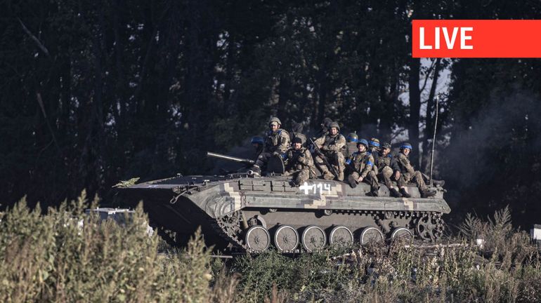 Direct - Guerre en Ukraine : l'armée ukrainienne dit enchaîner les succès, la Russie bombarde des zones reconquises