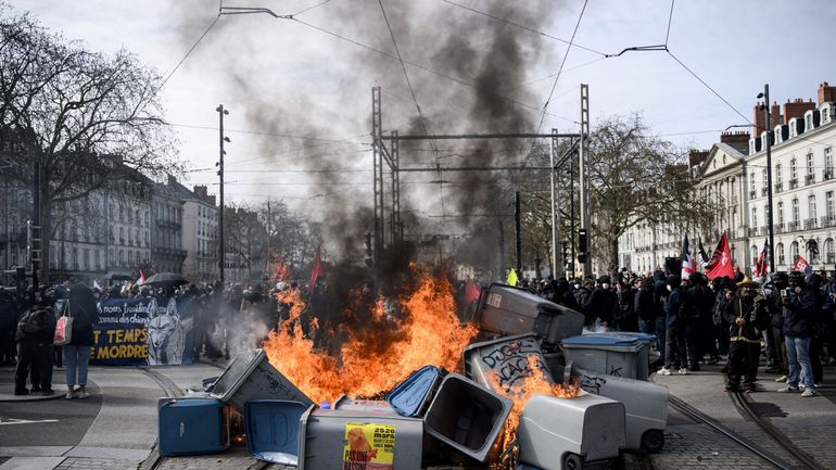 Réforme des retraites en France : 4000 manifestants réunis à Paris