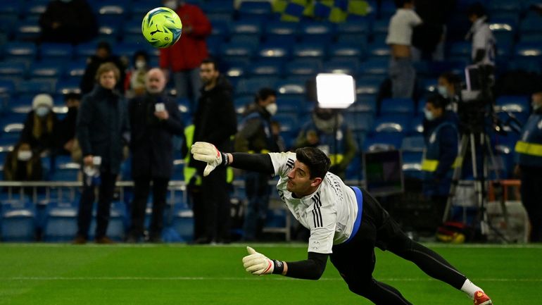 Thibaut Courtois dans la sélection du Real Madrid après deux tests négatifs au coronavirus