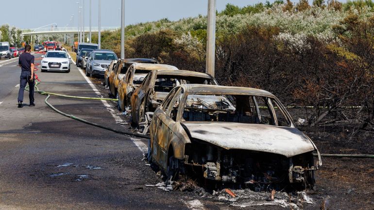 Vague de chaleur: gare aux incendies en bord de route