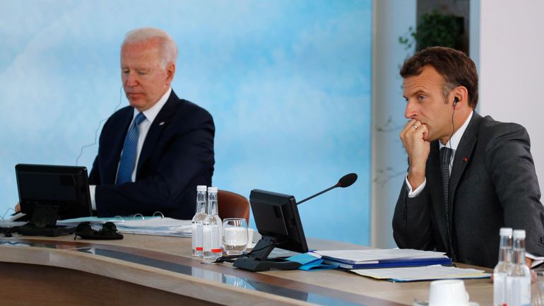 Ukraine : Macron et Biden veulent 