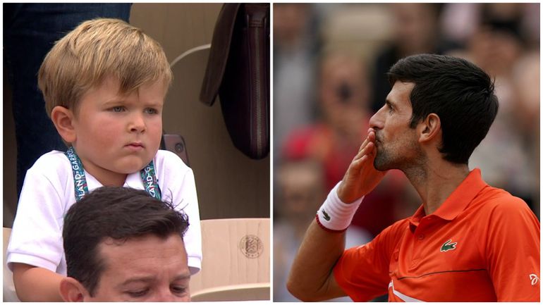 Djokovic particulièrement heureux après avoir battu Laaksonen: 'C'est la  1ère fois que mon fils me voit jouer' - RTBF Actus