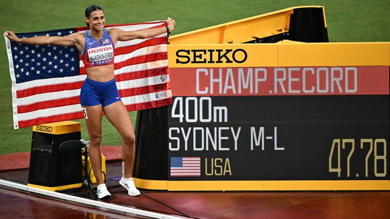 Mondiaux d'athlétisme : Sydney McLaughlin-Levrone titrée au 400m sous 48 secondes (47.78), 2e chrono de l'histoire
