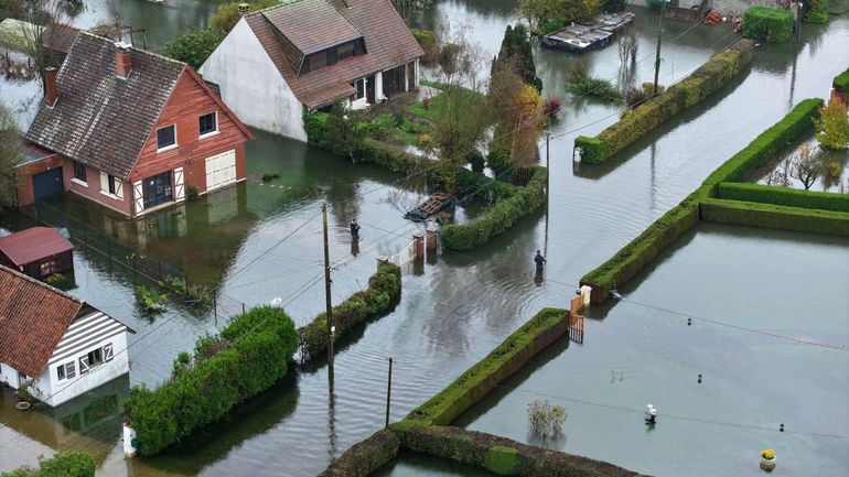 Intempéries : l’eau du nord de la France pourrait causer des problèmes en Flandre occidentale samedi