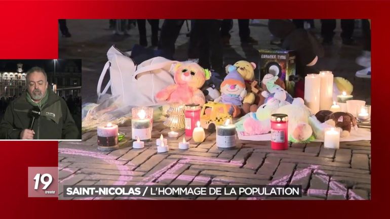 Saint-Nicolas : la population a rendu hommage au jeune Dean Verberckmoes