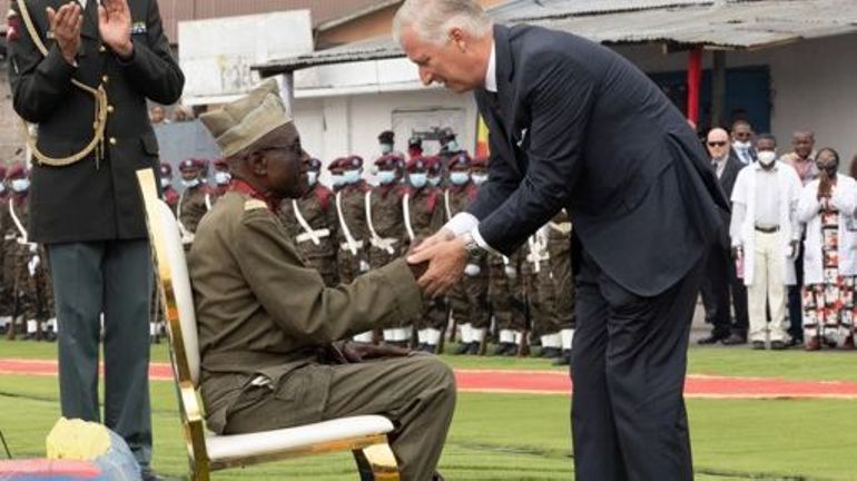 RDC : décès du dernier survivant de la Force publique, qui avait été décoré par le roi Philippe