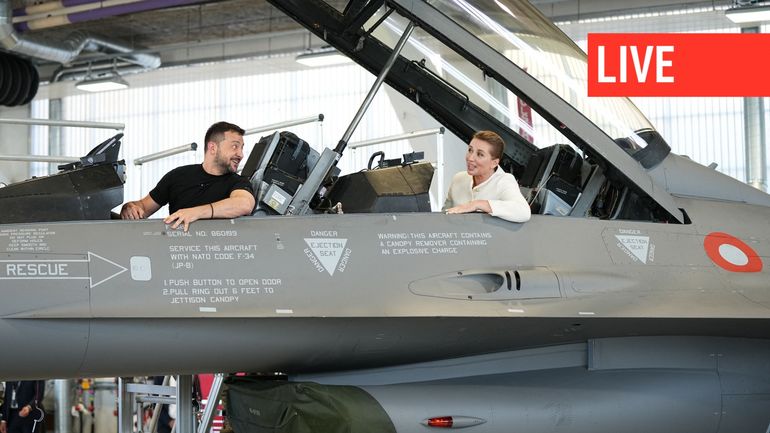 Direct - Guerre en Ukraine : le Danemark annonce la livraison de 19 avions F-16 à l'Ukraine