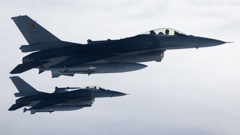 Guerre en Ukraine : la mission des F-16 belges en Estonie sur le point d'être prolongée et étendue