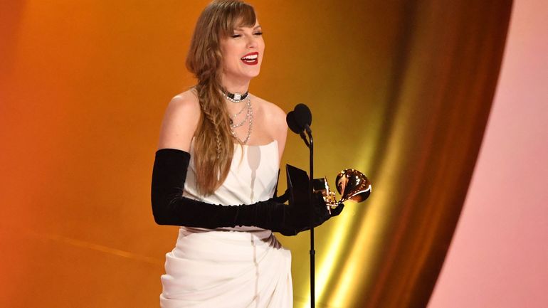 Grammy Awards 2024 : sacrée pour la quatrième fois, Taylor Swift entre dans l'histoire des Grammy