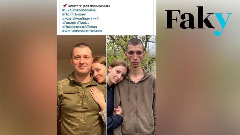 Ces images virales de militaires ukrainiens prétendument libérés après des mois en captivité ne sont pas réelles