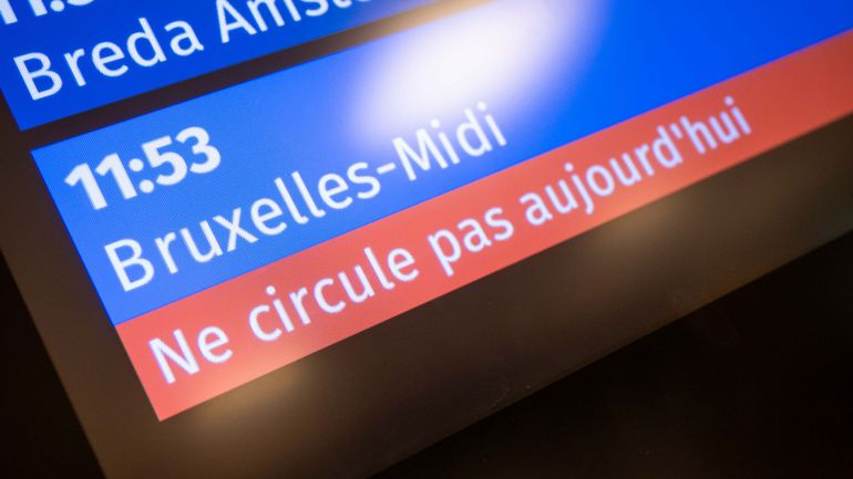 Grève sur le rail belge du 5 au 7 décembre : le CGSP Cheminots maintient son préavis, des trains en moins mercredi et jeudi