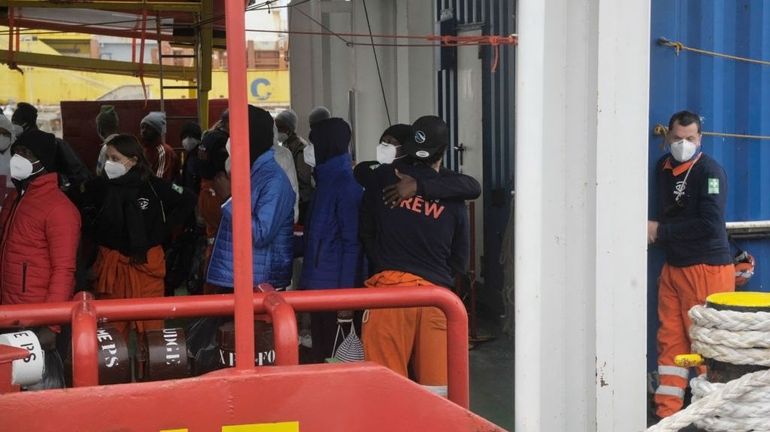 Italie : un navire de sauvetage allemand ramène 108 migrants
